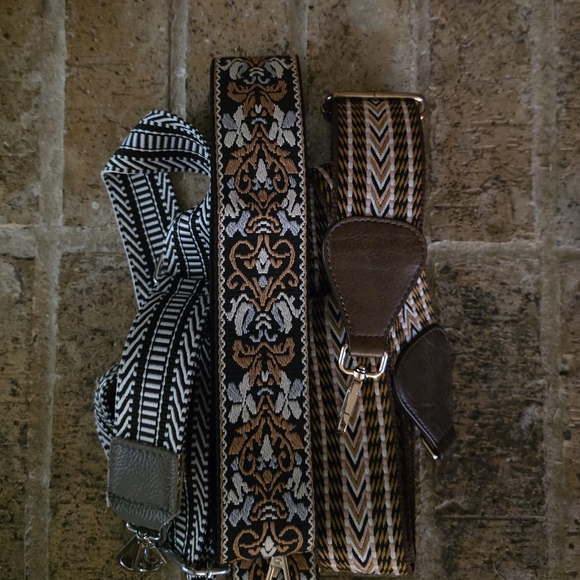 Accessories - Stylish Womens Bag Straps- Black, Brown, and Tan